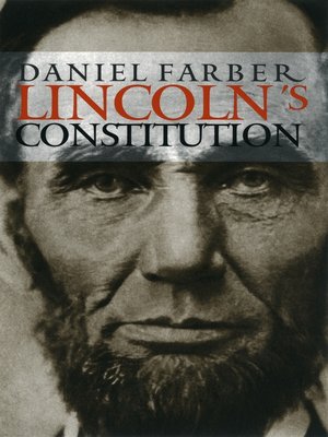 cover image of Lincoln's Constitution